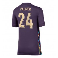 Camisa de time de futebol Inglaterra Cole Palmer #24 Replicas 2º Equipamento Feminina Europeu 2024 Manga Curta